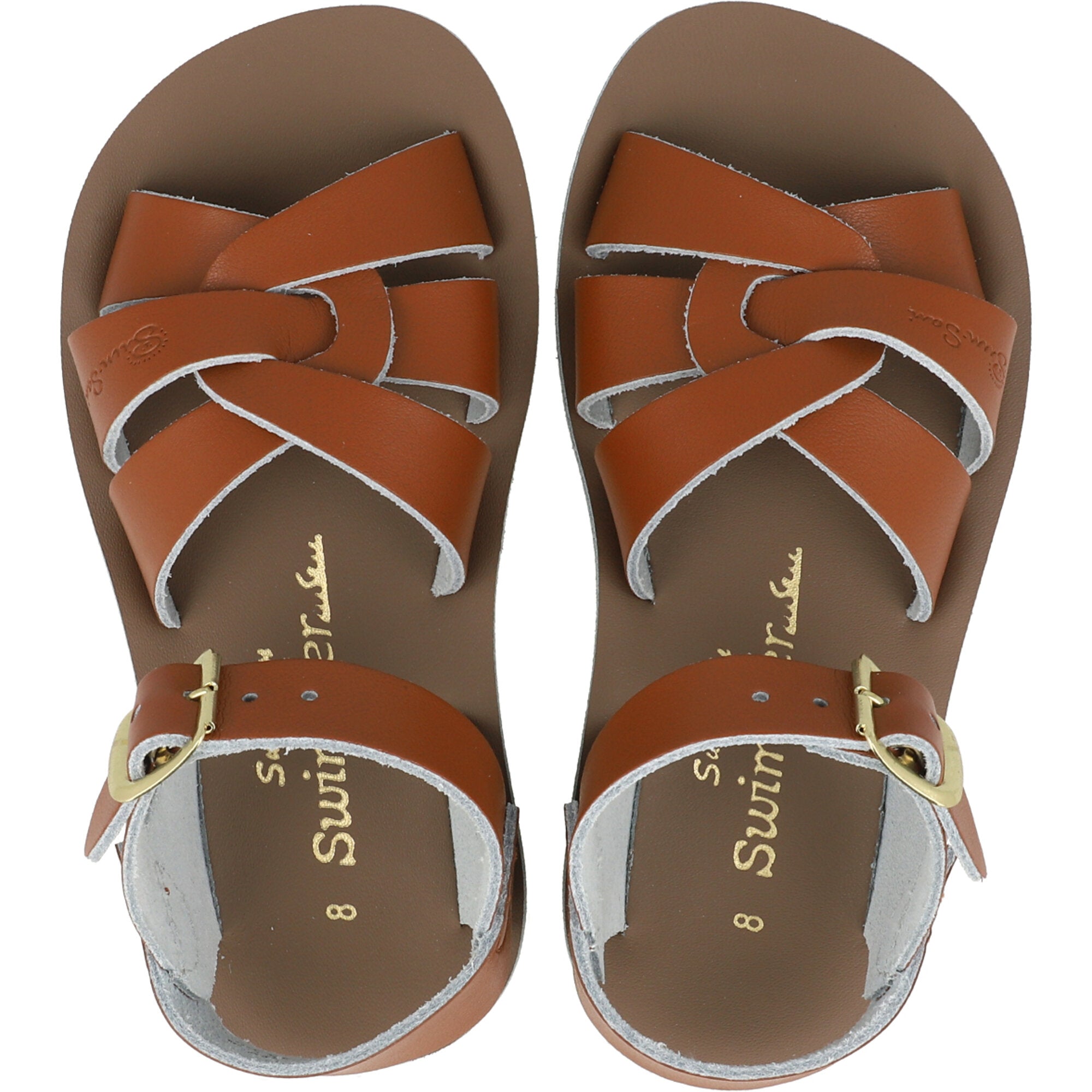 Salt-Water Sun-San Swimmer Tan Sandals