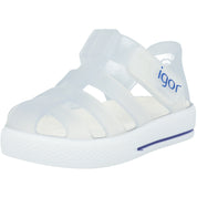 Igor Star Transparent White Sandals