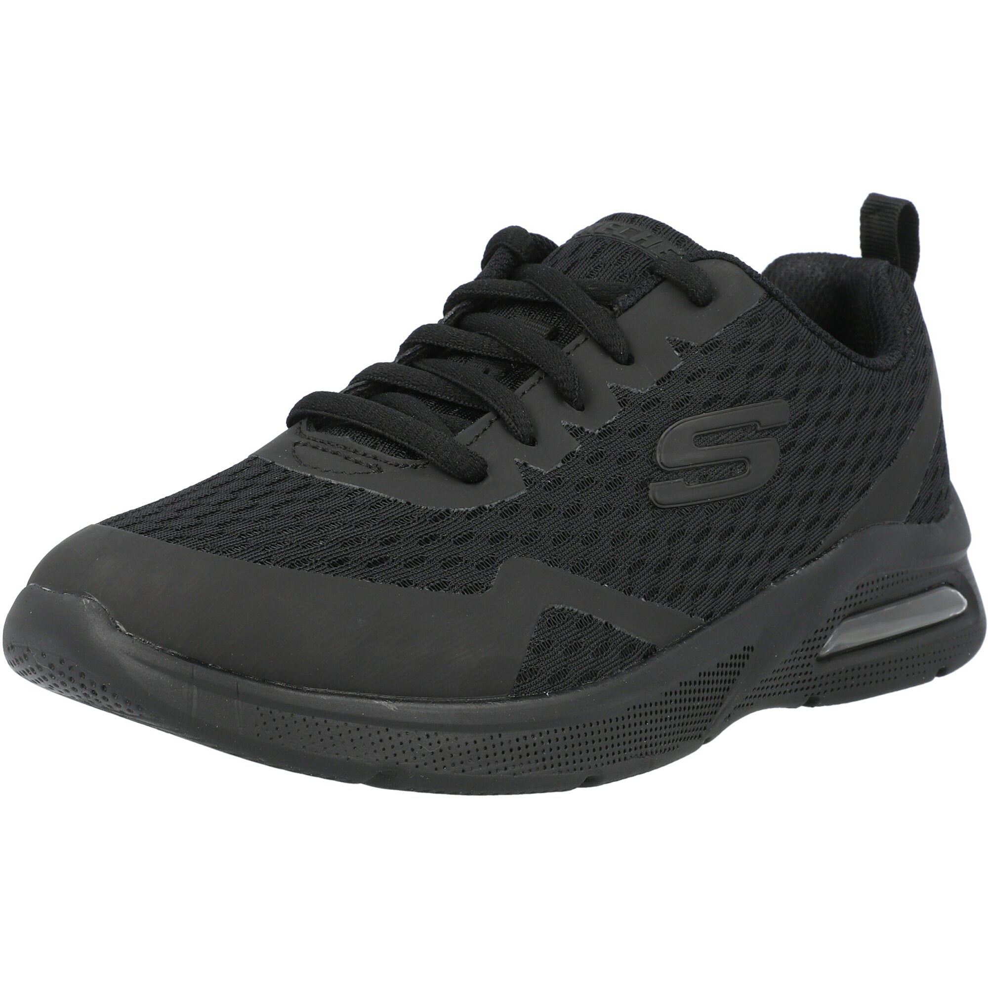 Skechers Microspec Max Black Trainers