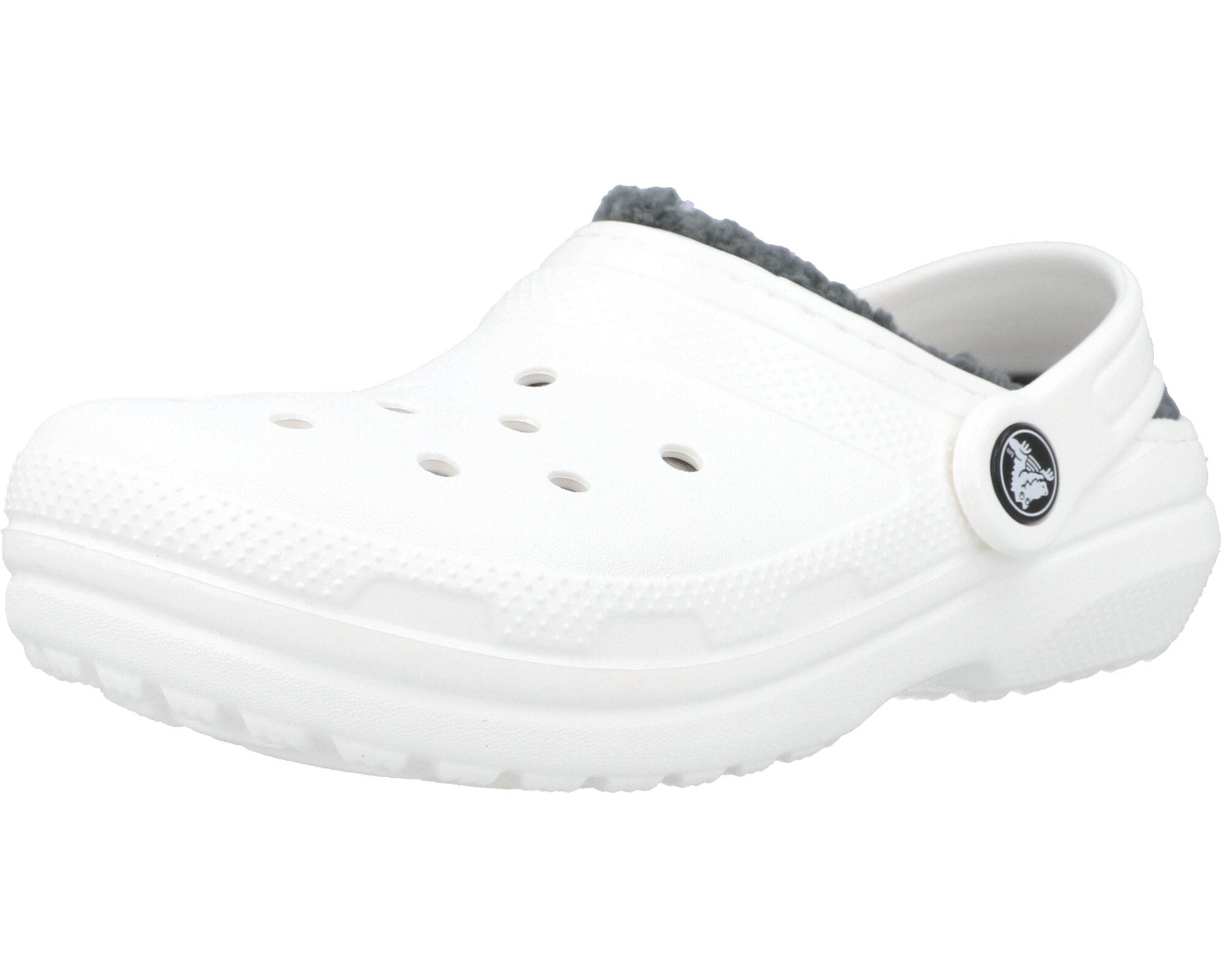 Crocs Kids Classic Lined White Clogs