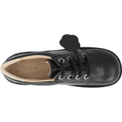 Kickers Kick Lo Black School Shoes