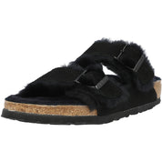 Birkenstock Arizona Shearling Black Sandals