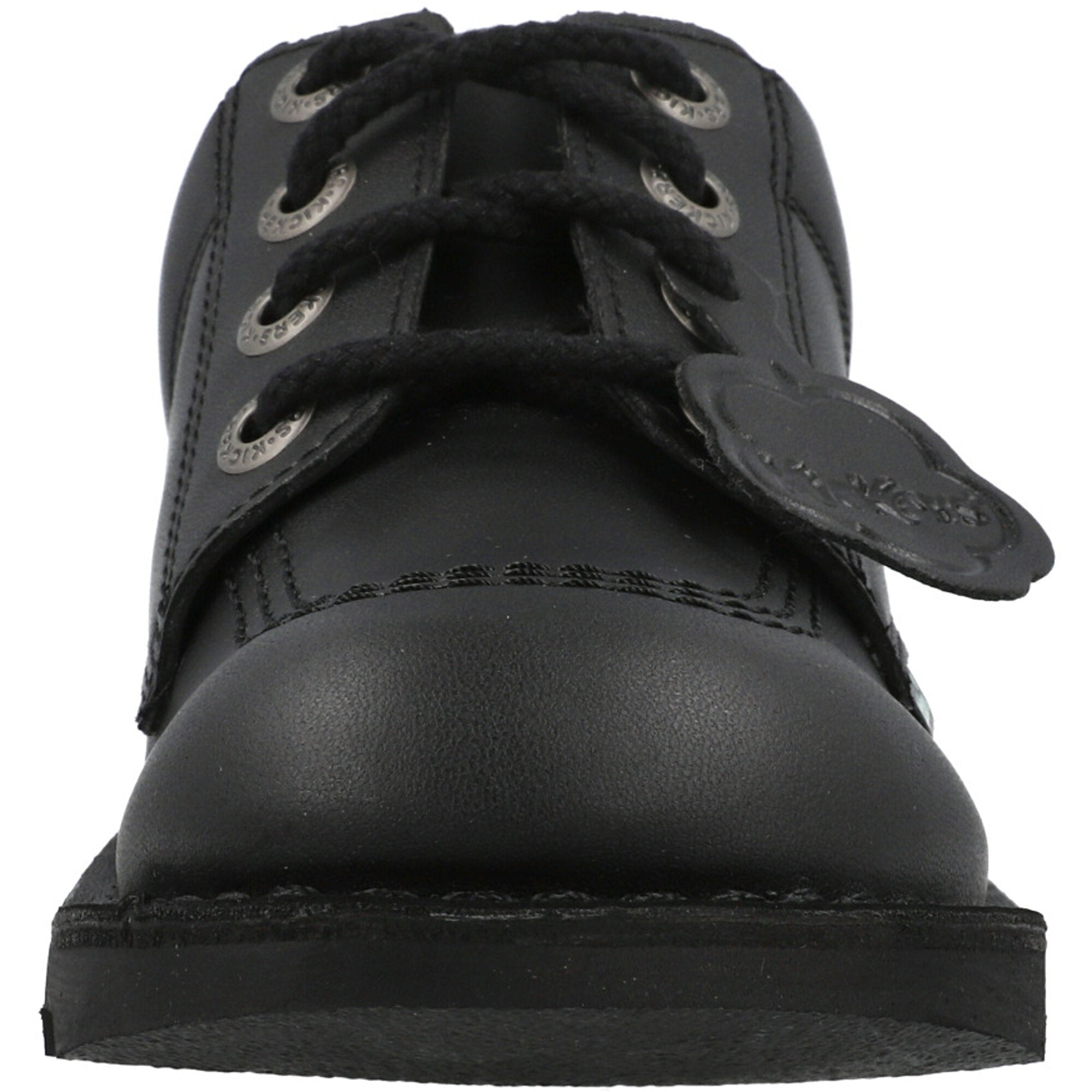 Kickers Kick Lo Vegan Black School Shoes