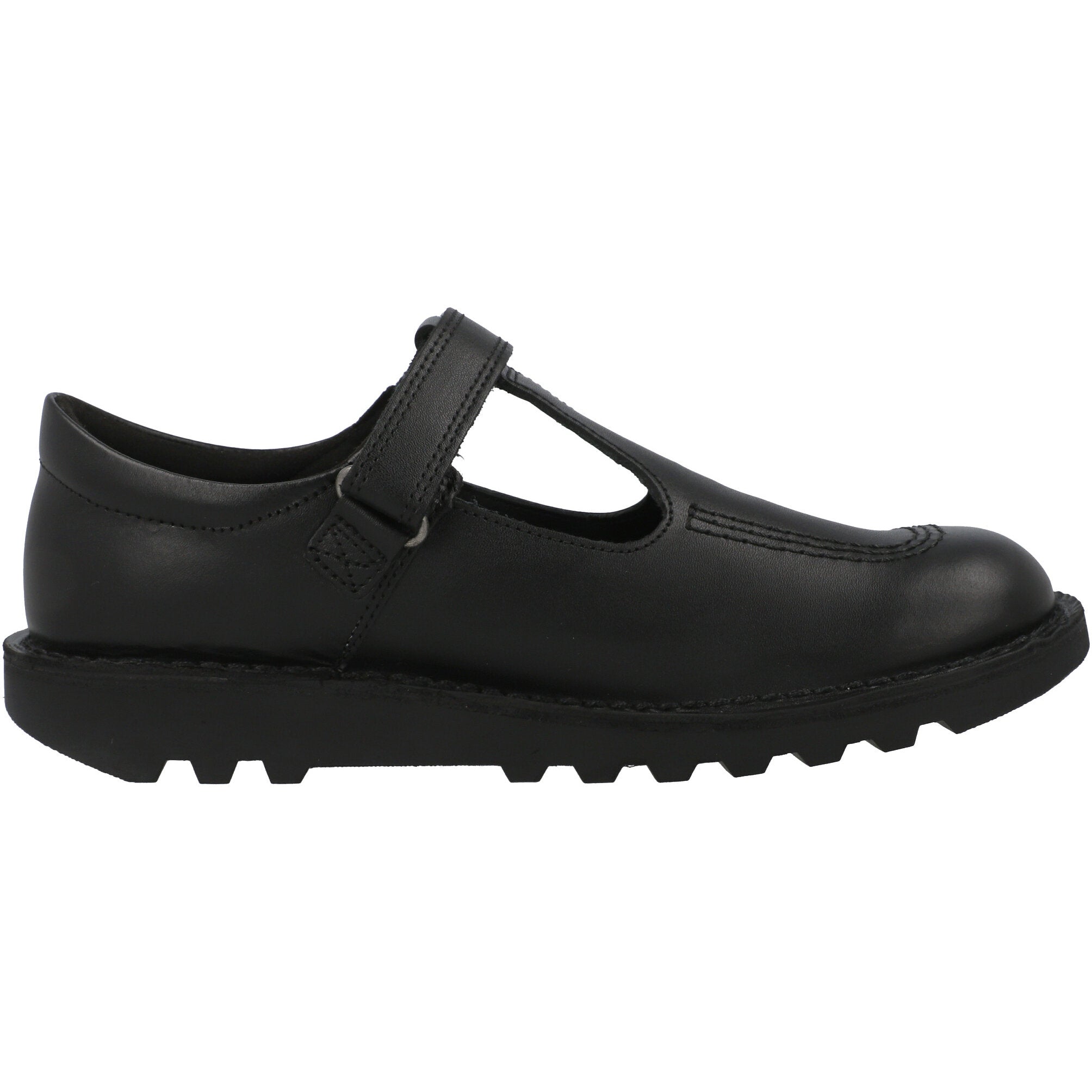 Kickers Kick T Vel Black T-bar Shoes