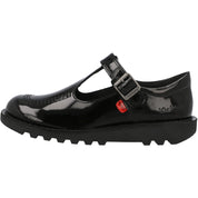 Kickers Kick T Black Patent Shoes