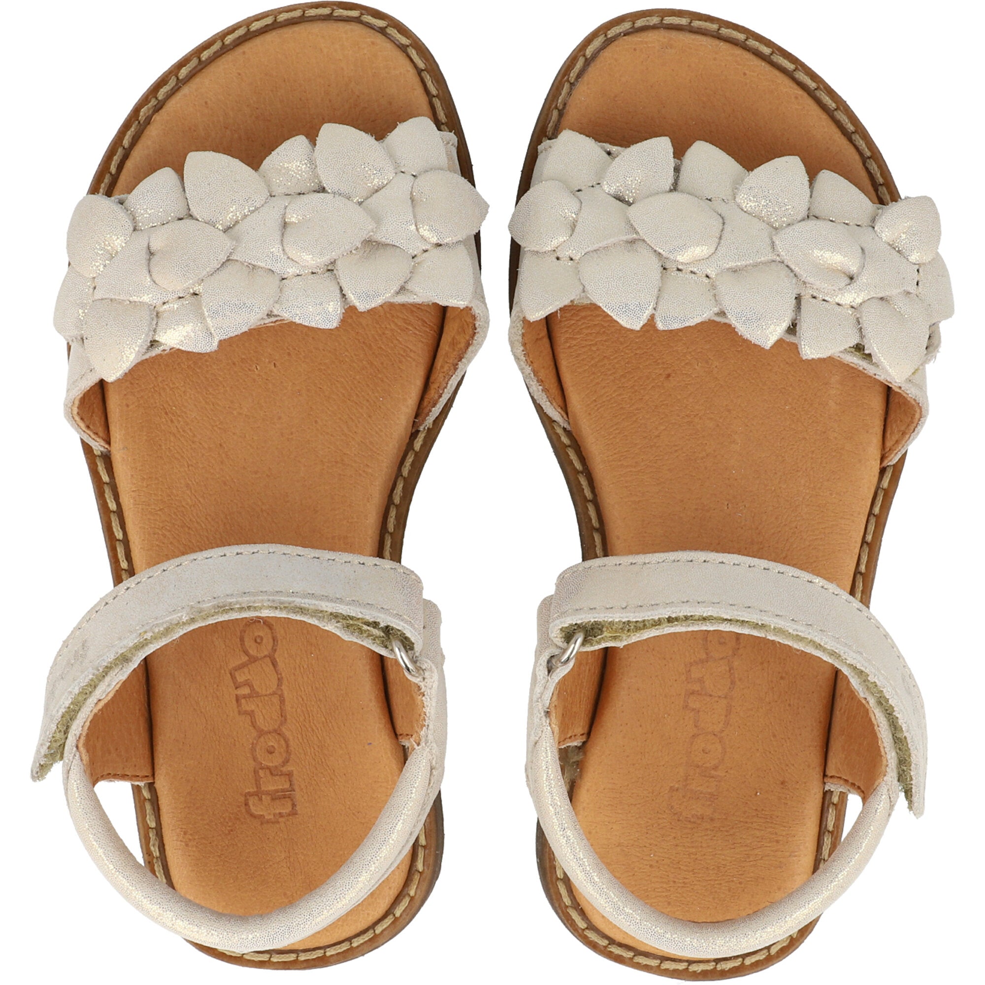 Froddo Lore Flowers Gold Sandals