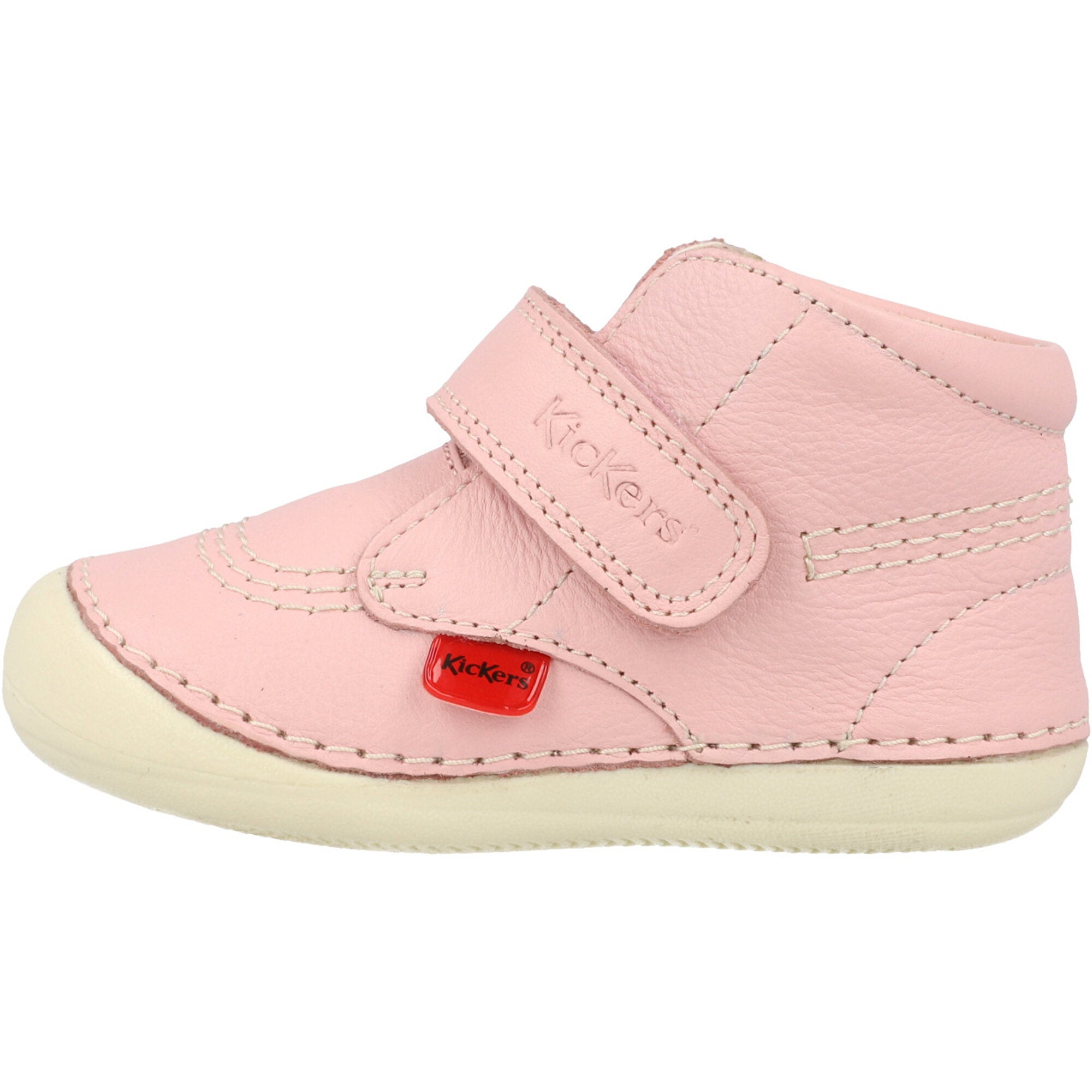 Kickers Softer Hi Light Pink Baby Shoes