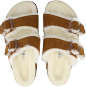 Birkenstock Arizona Shearling Mink Sandals