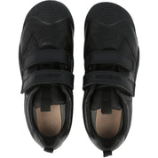 Geox J Savage Black School Shoes