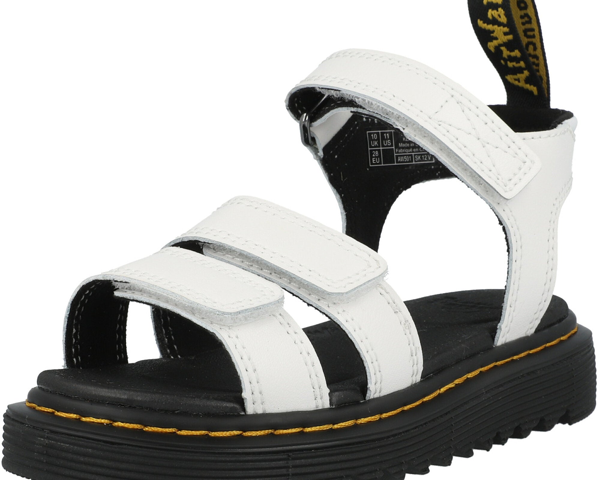 Dr Martens Klaire White Sandals