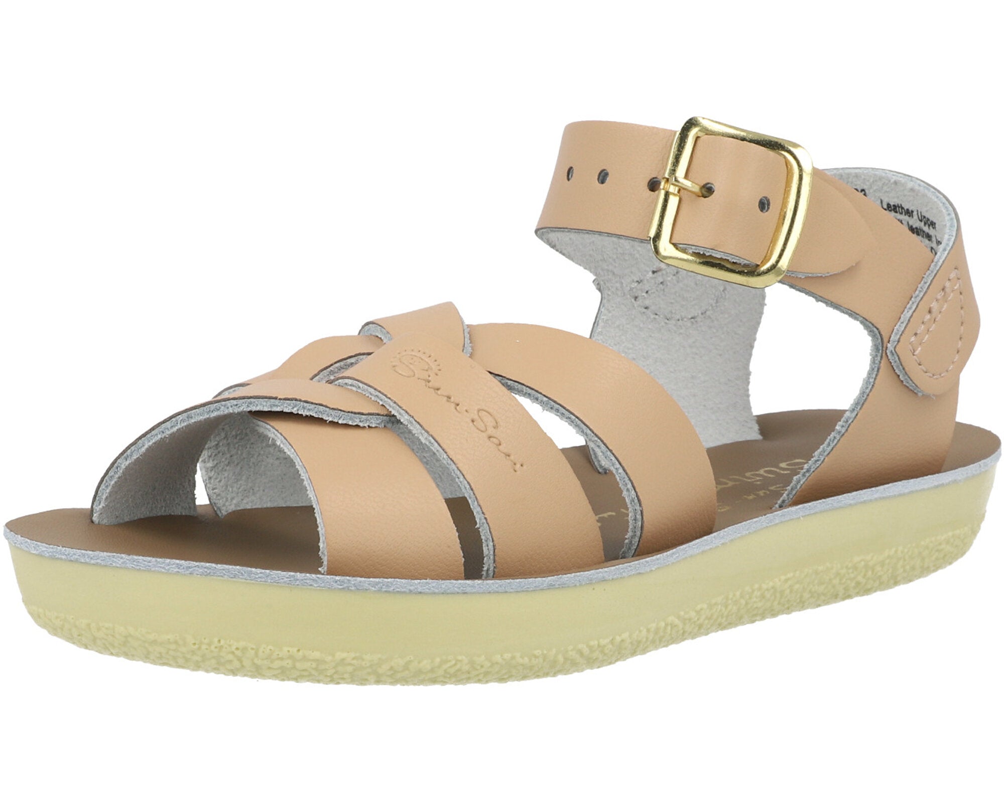 Salt-Water Sun-San Swimmer Latte Sandals