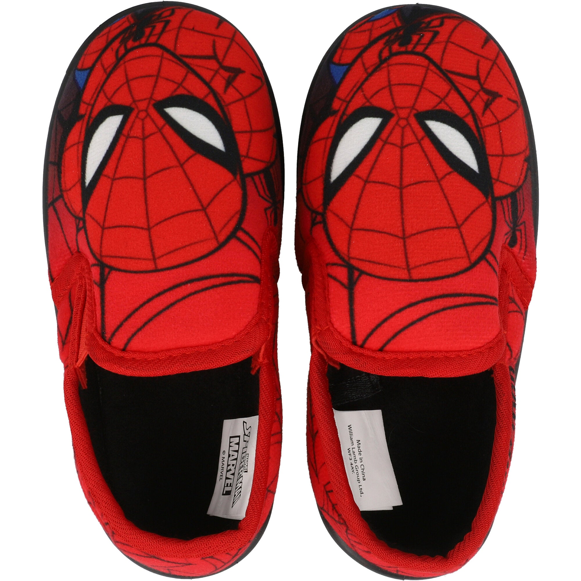 Spiderman Red Slippers