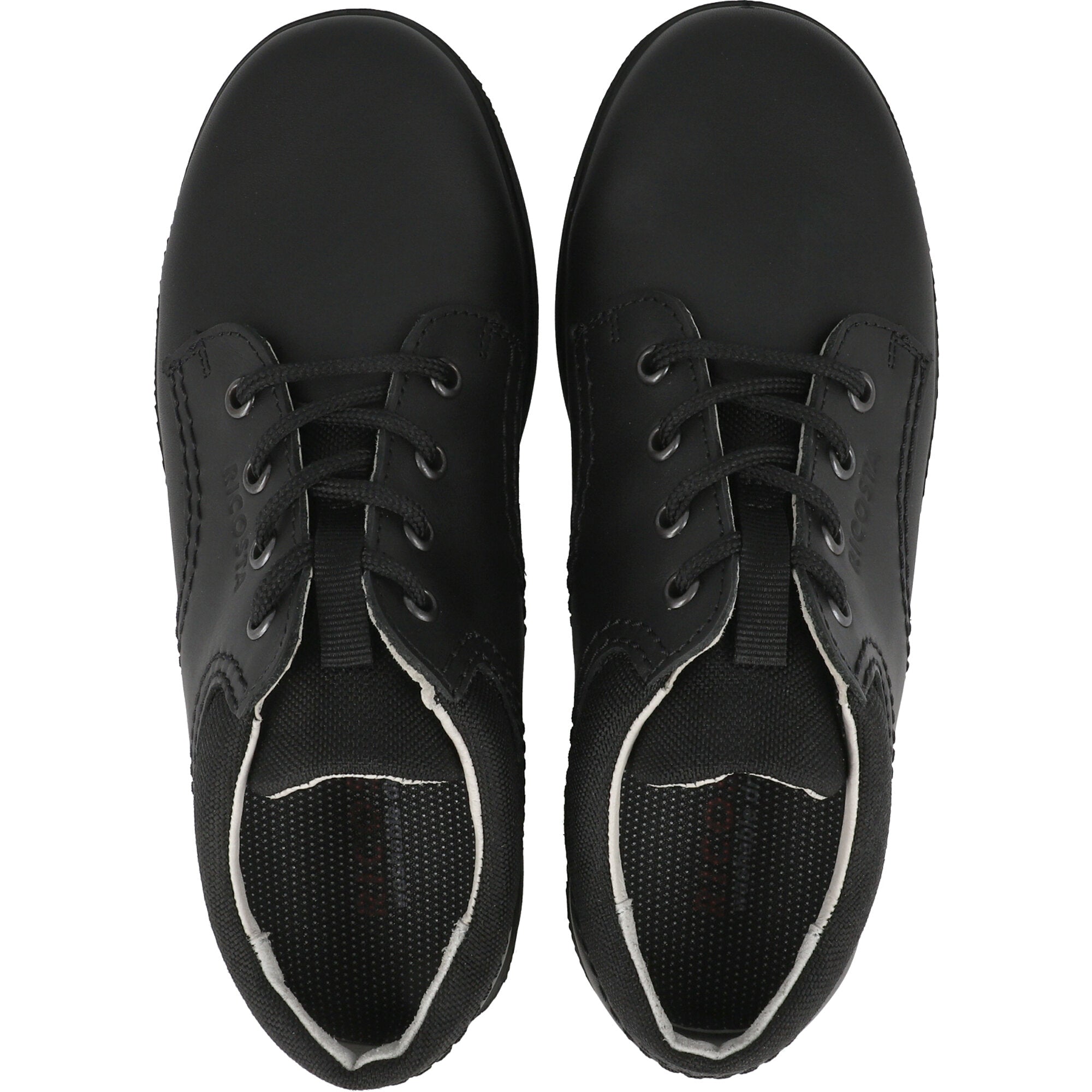 Ricosta Harry Wide Black School Shoes