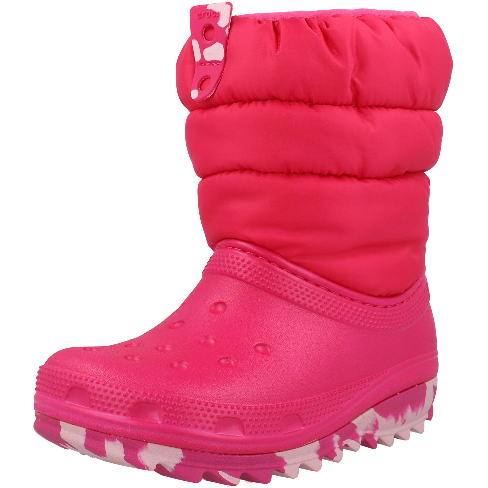 Crocs Kids Classic Neo Puff Boot Candy Pink