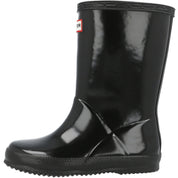 Hunter Kids First Classic Gloss Black Wellies