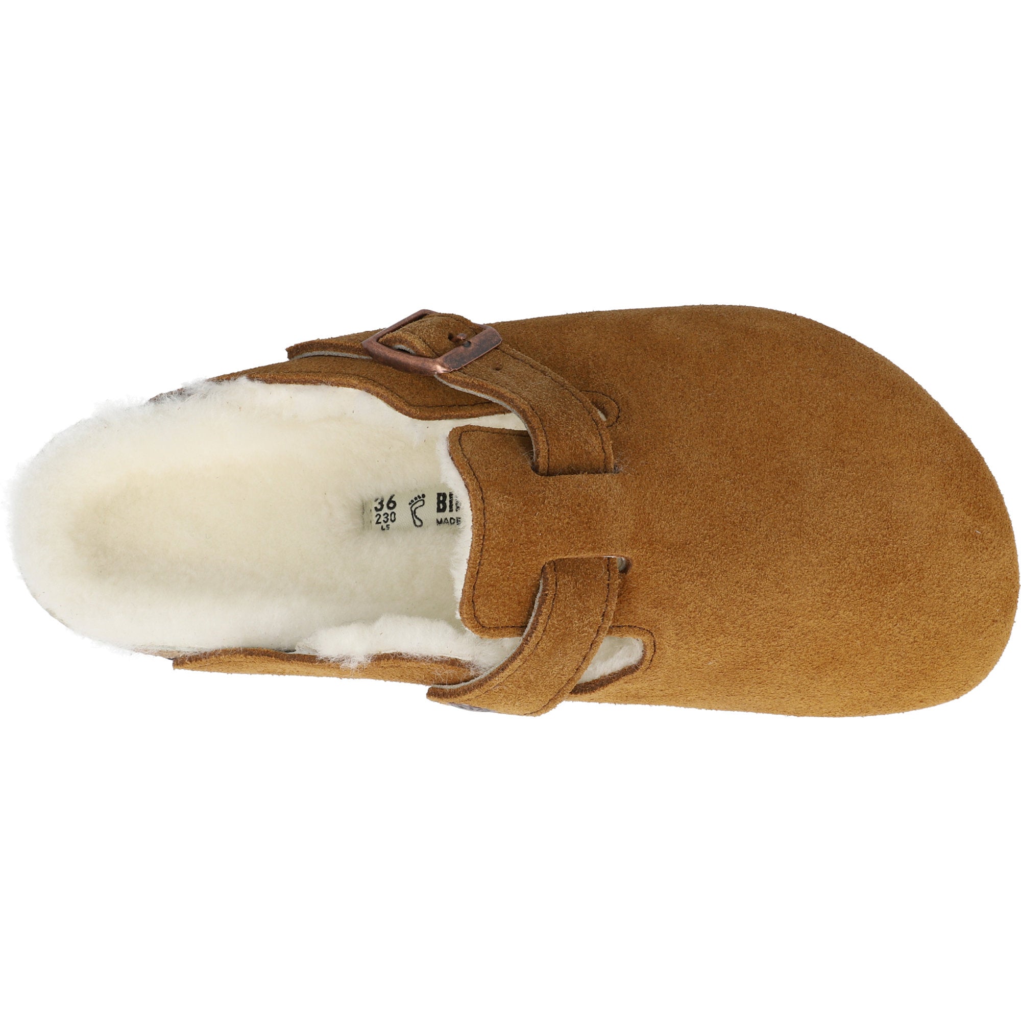 Birkenstock Boston Fur Mink Clogs