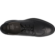 Geox Zheeno Boys' Black Leather Shoes