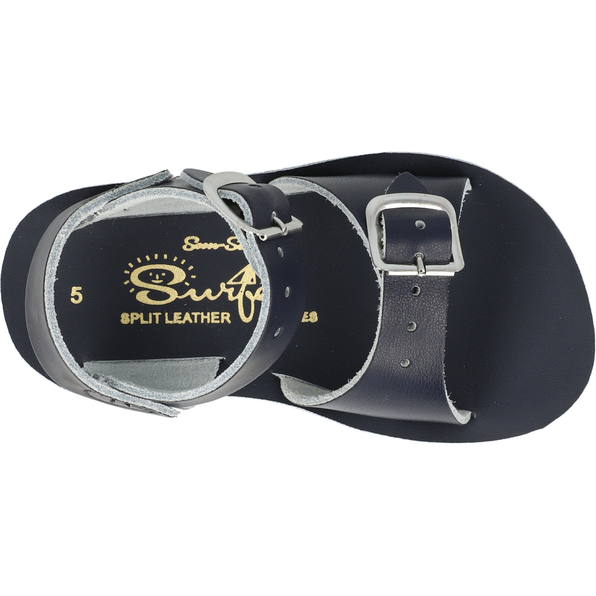 Salt-Water Sun-San Surfer Navy Sandals