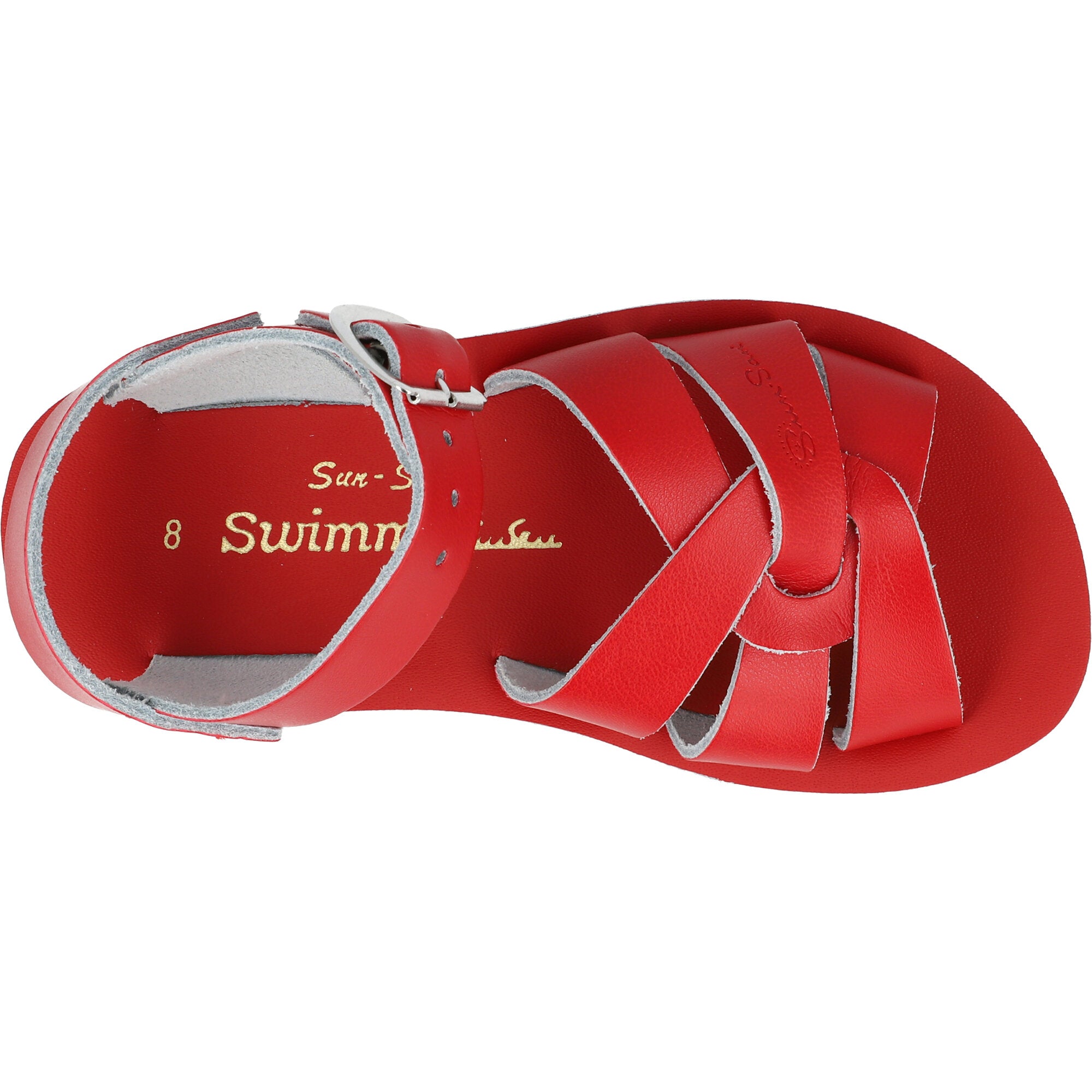 Salt-Water Sun-San Swimmer Red Sandals