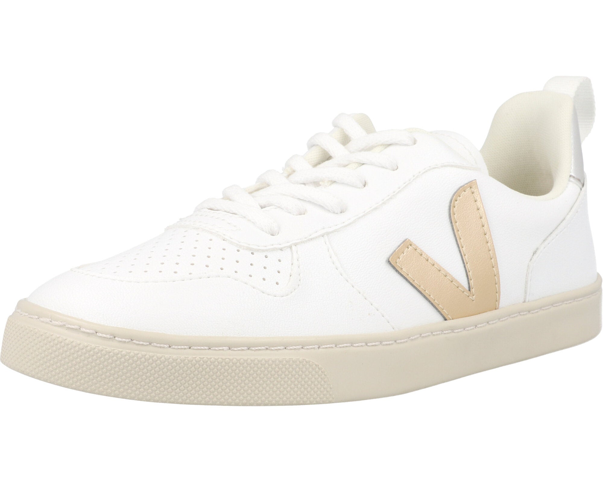 Veja V-10 Lace White Trainers