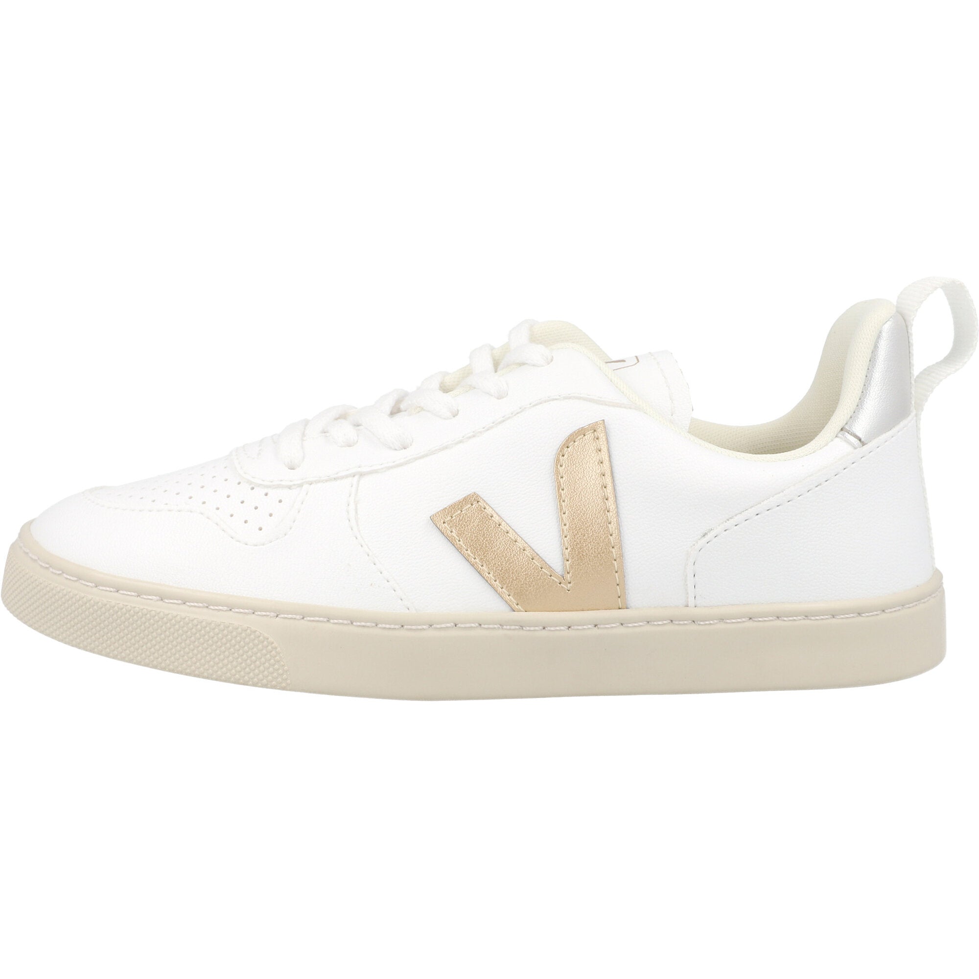 Veja V-10 Lace White Trainers