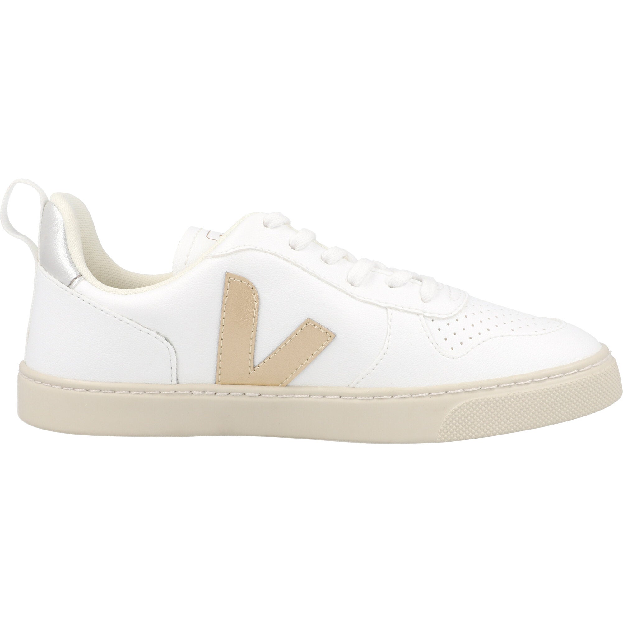 Veja V-10 Lace White Trainers