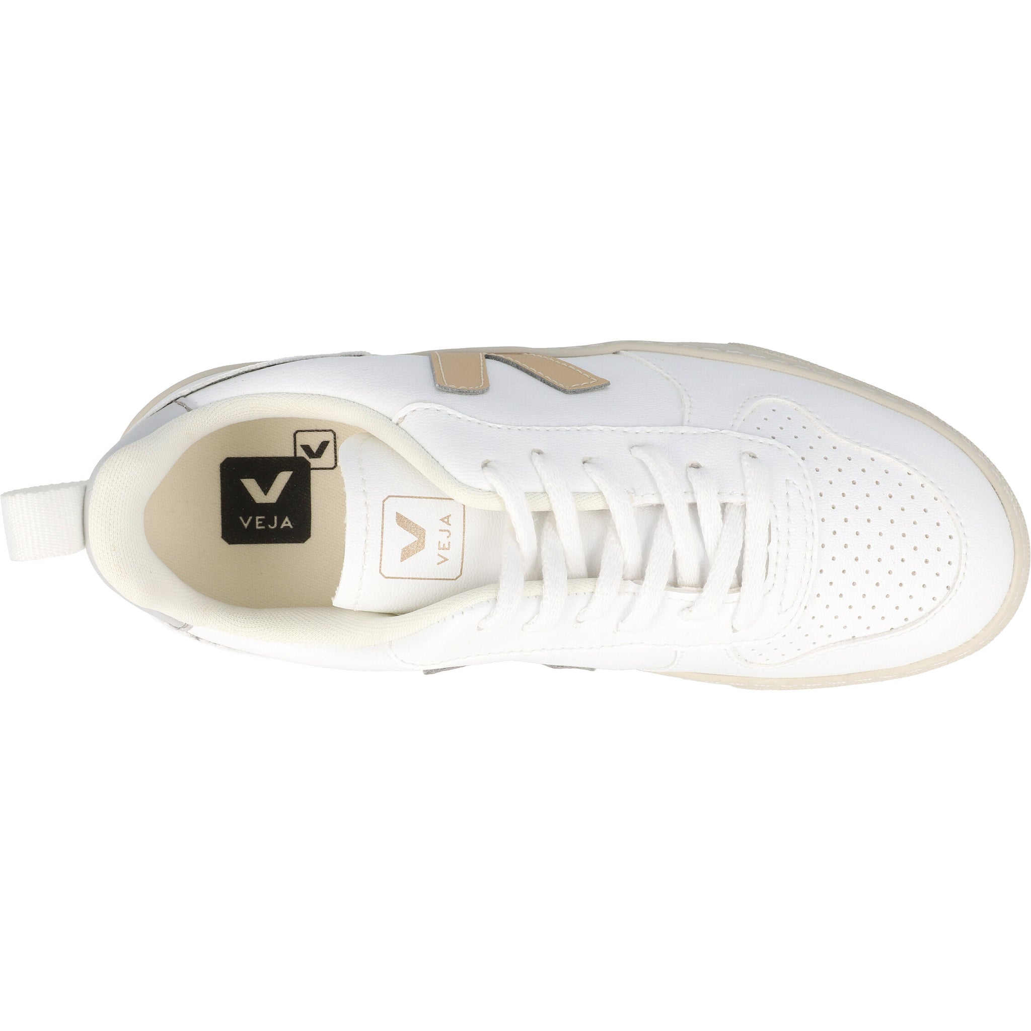 Veja V-10 Lace White Trainers