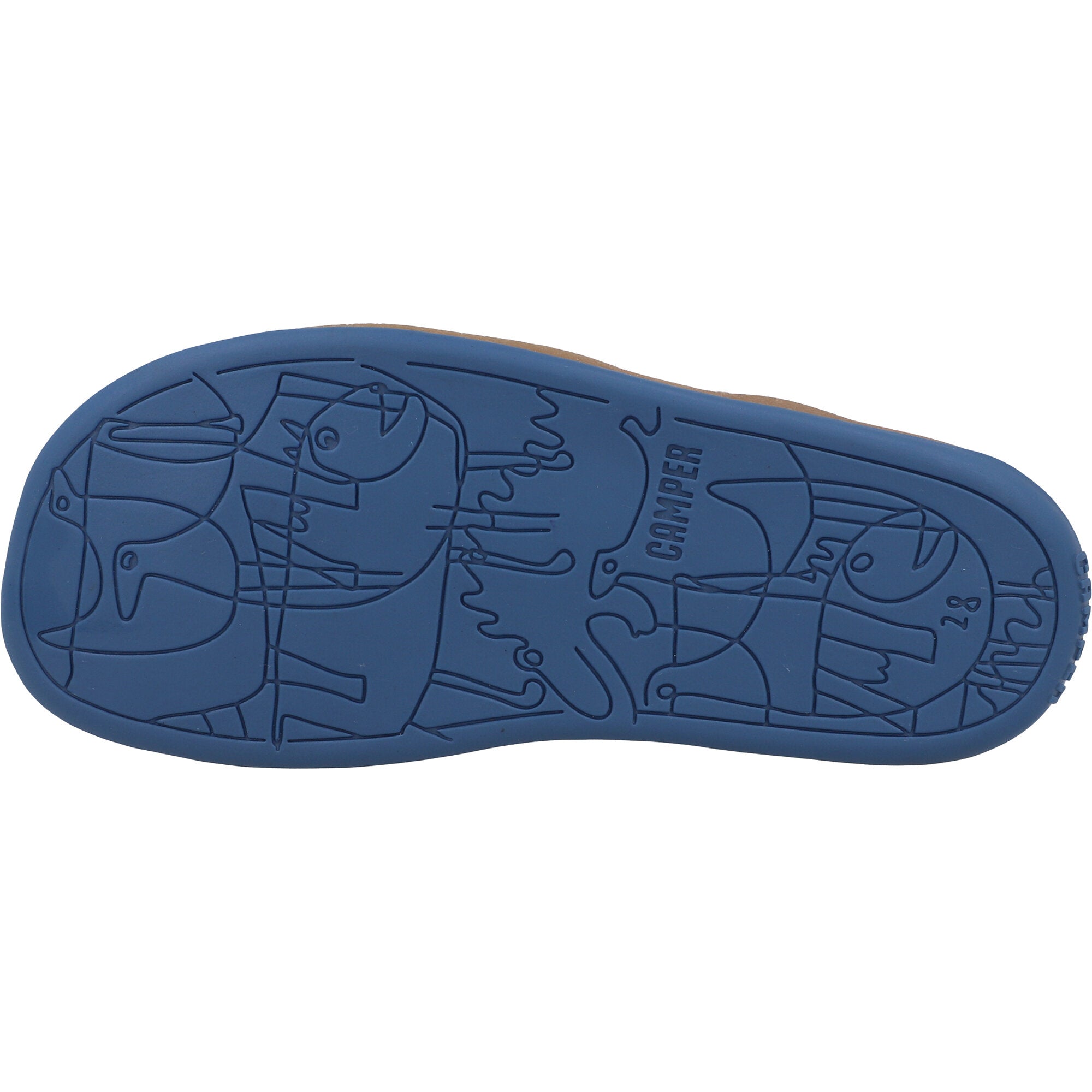 Camper Bicho Navy Sandals