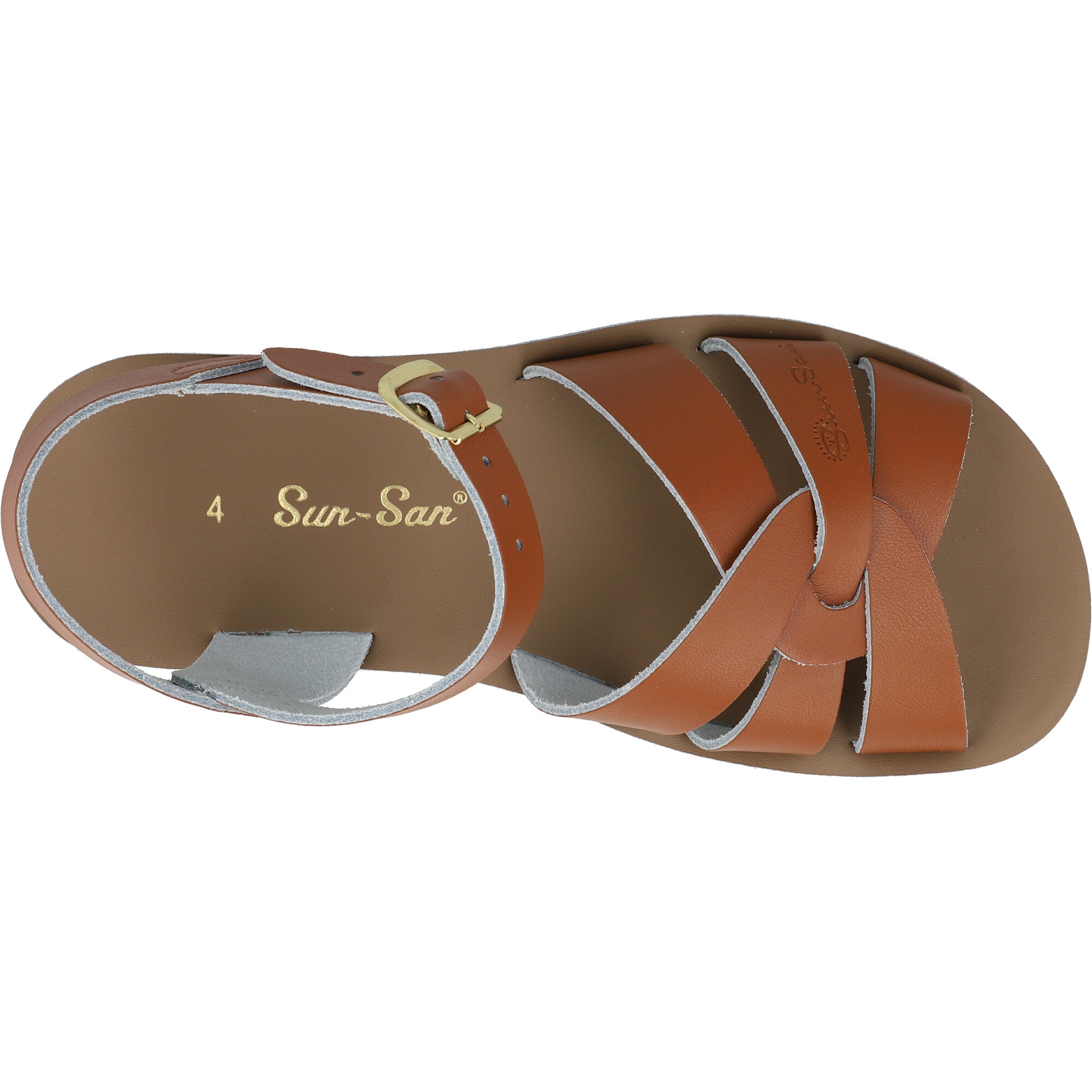 Salt-Water Sun-San Swimmer Tan Sandals