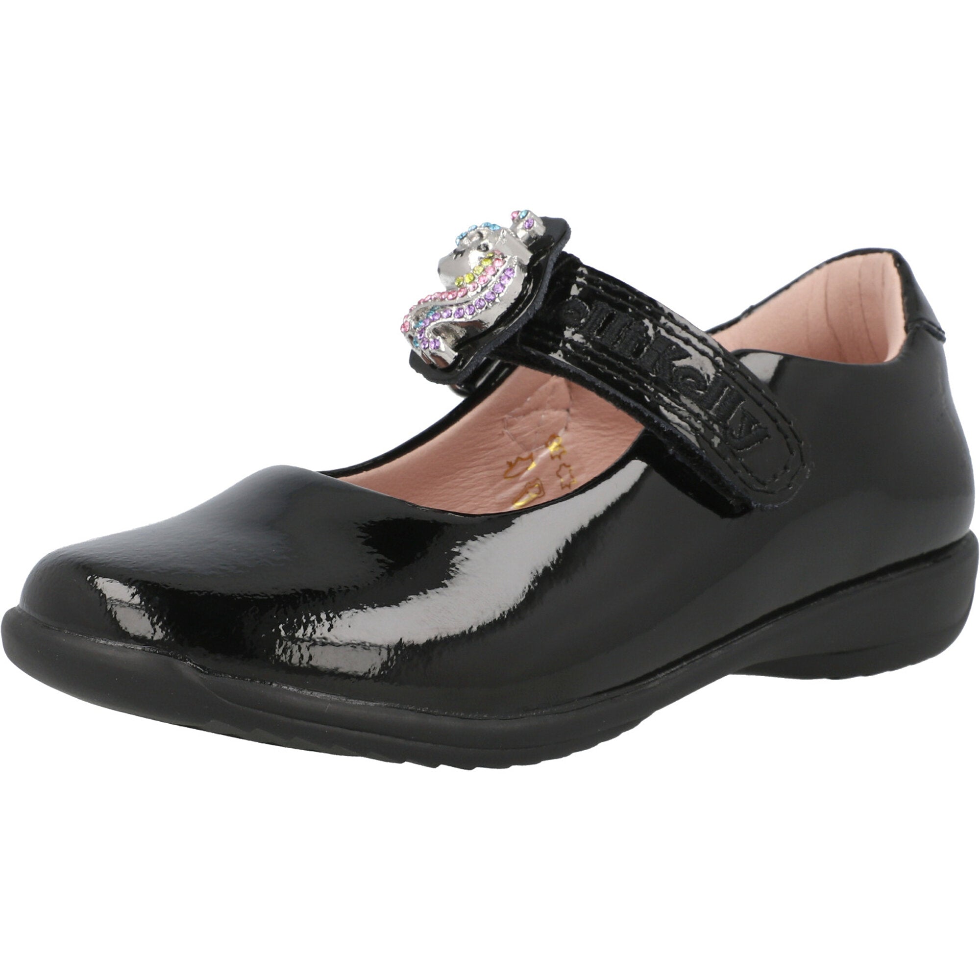 Lelli Kelly Bianca Black School Shoes