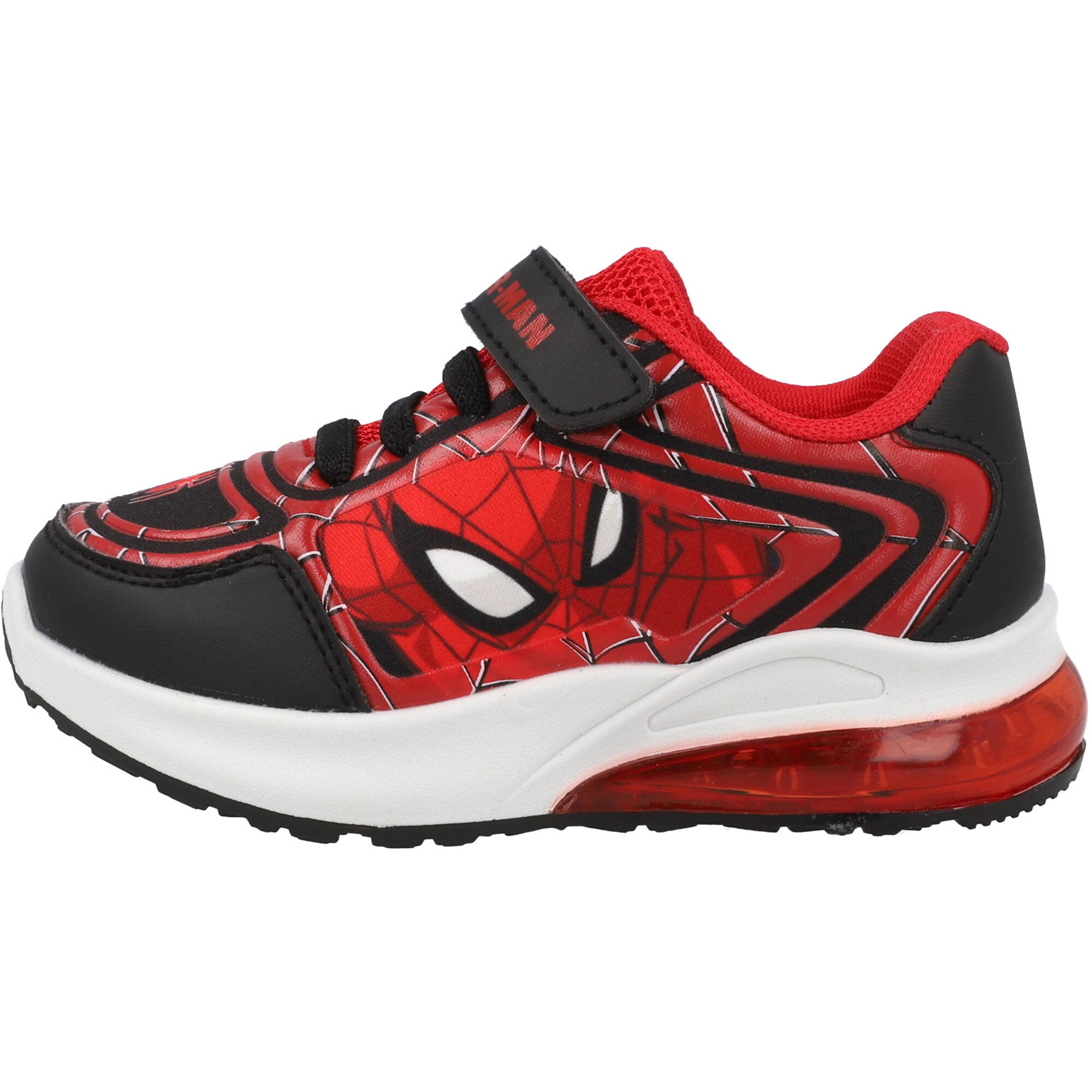 Spiderman Red Emboss Lights Trainers