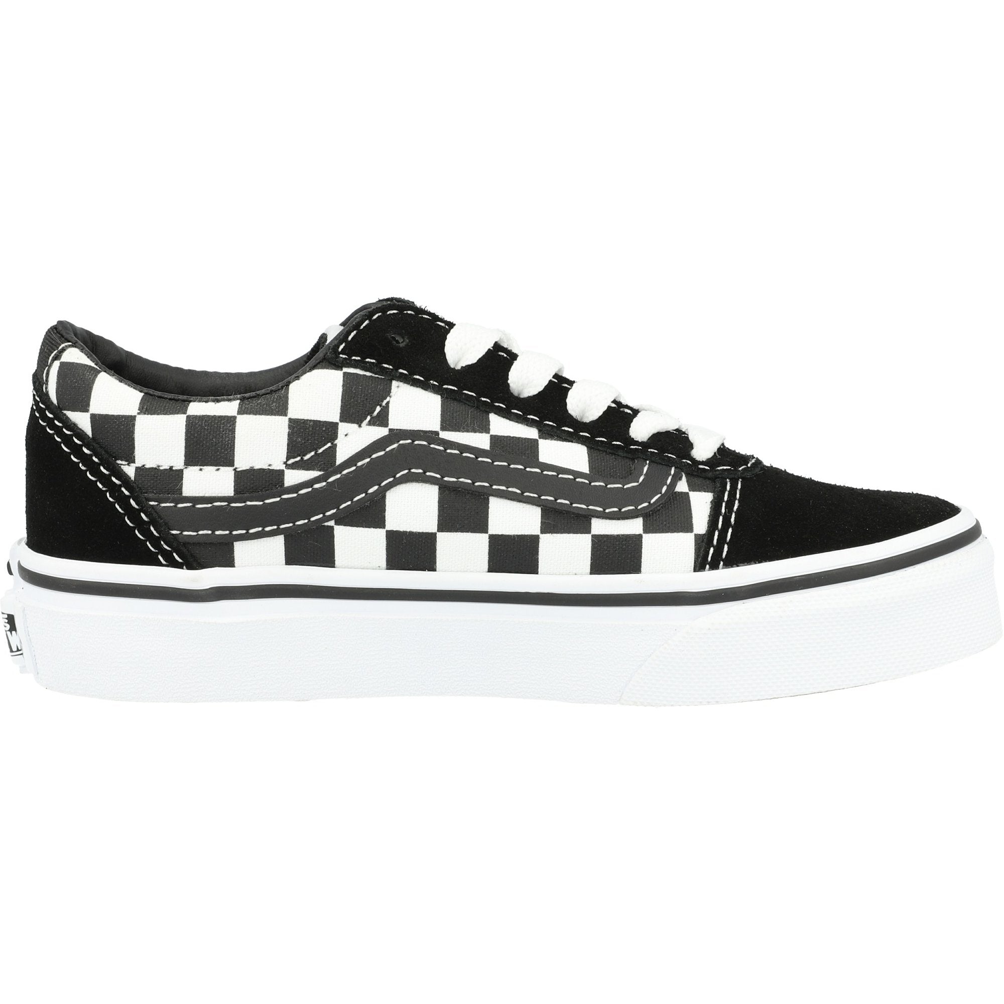 Vans YT Ward Black Checkered Trainers