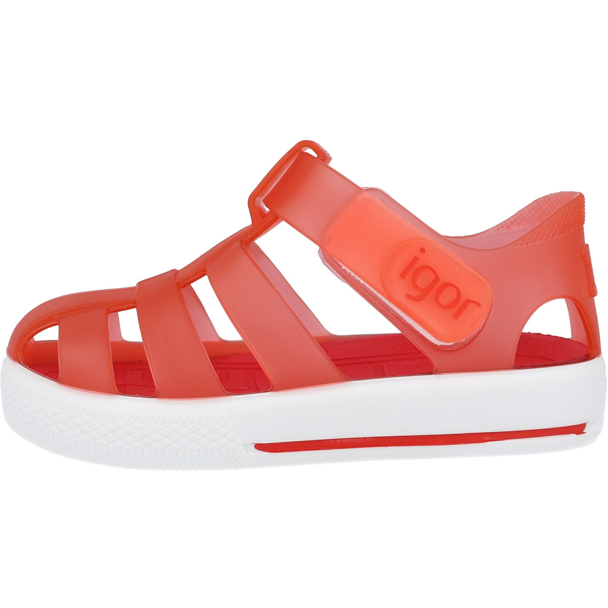 Igor Star Transparent Red Sandals