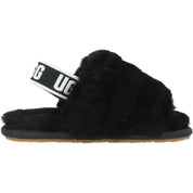 UGG Fluff Yeah Slide Black Slippers