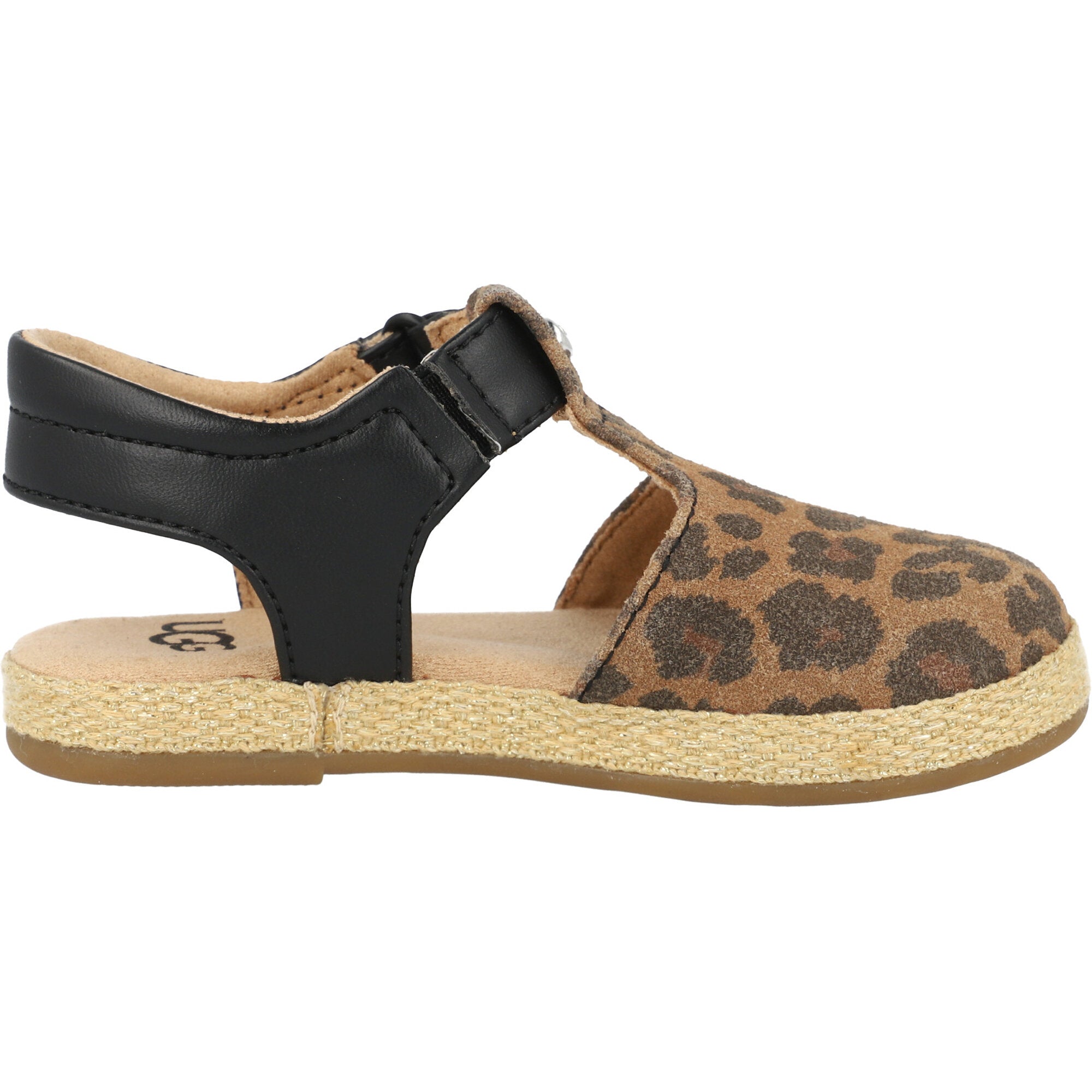 UGG Emmery Leopard Tan Sandals