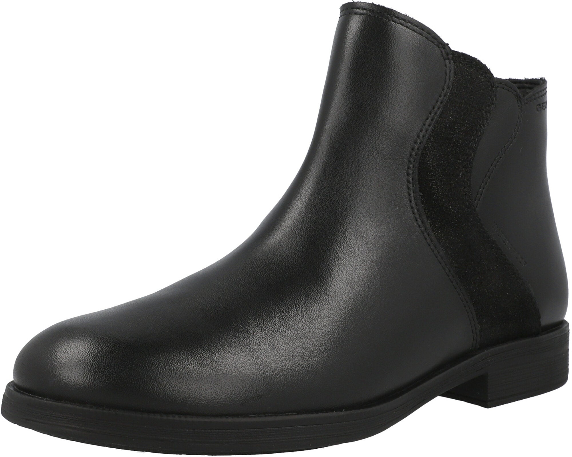 Geox Agata Waterproof Black Ankle Boots