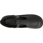 Kickers Kick T Vegan Black School Shoes