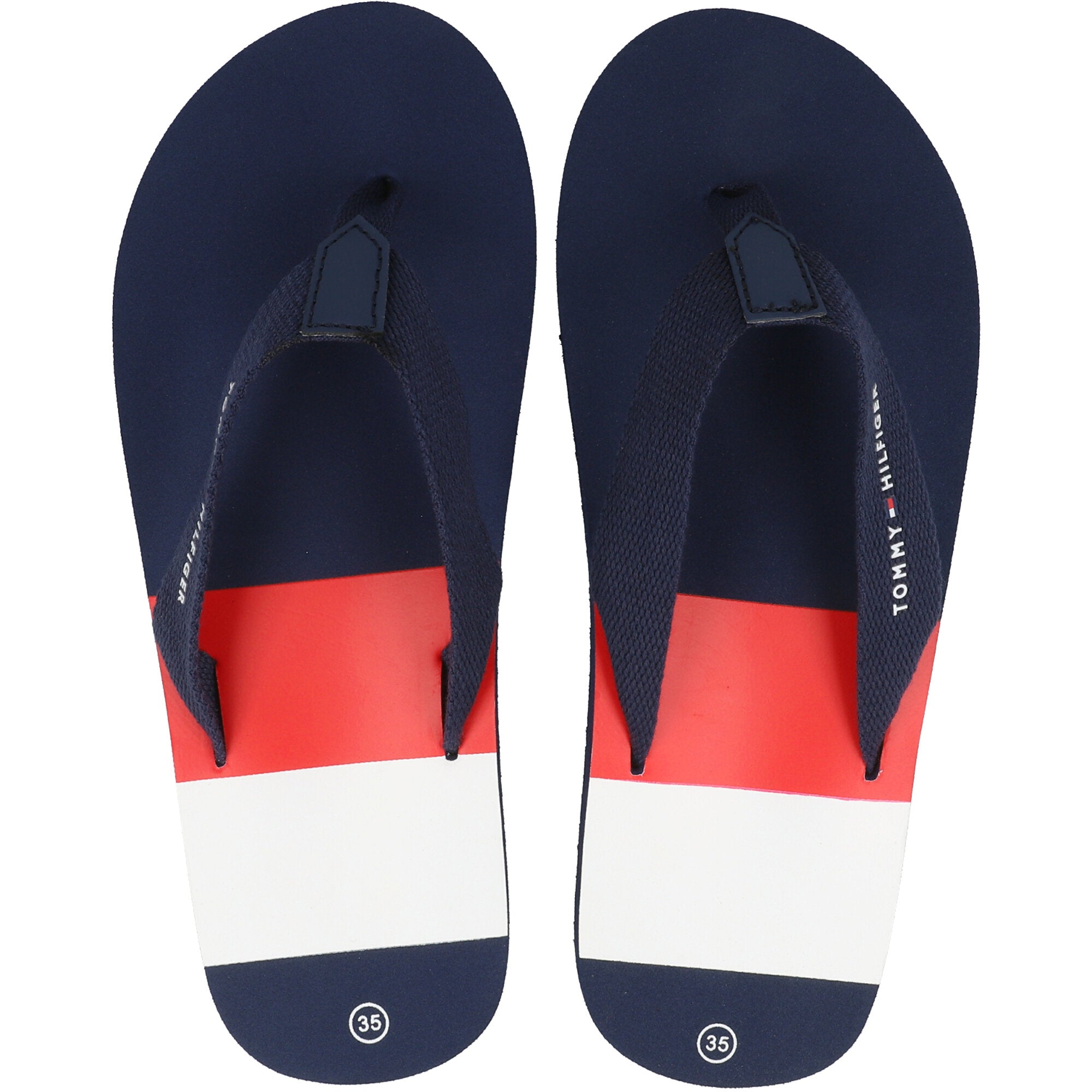 Tommy Hilfiger Blue Flip Flops