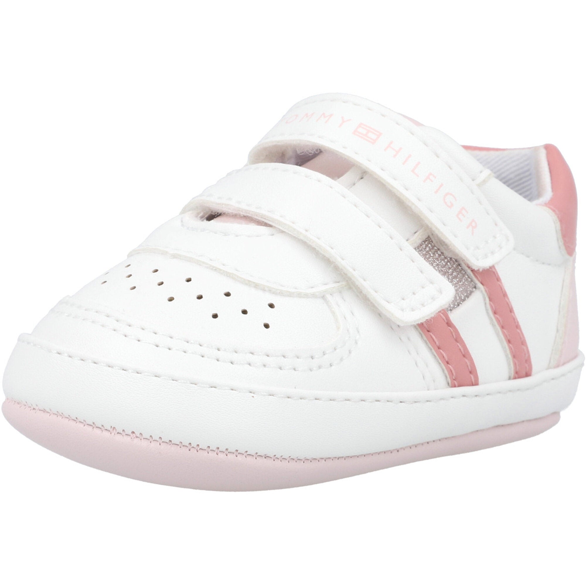 Tommy Hilfiger White Crib Shoes