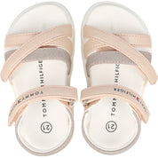 Tommy Hilfiger Pink Metallic Sandals