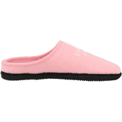 Tommy Hilfiger Pink Felt Slippers