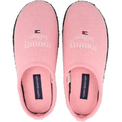 Tommy Hilfiger Pink Felt Slippers