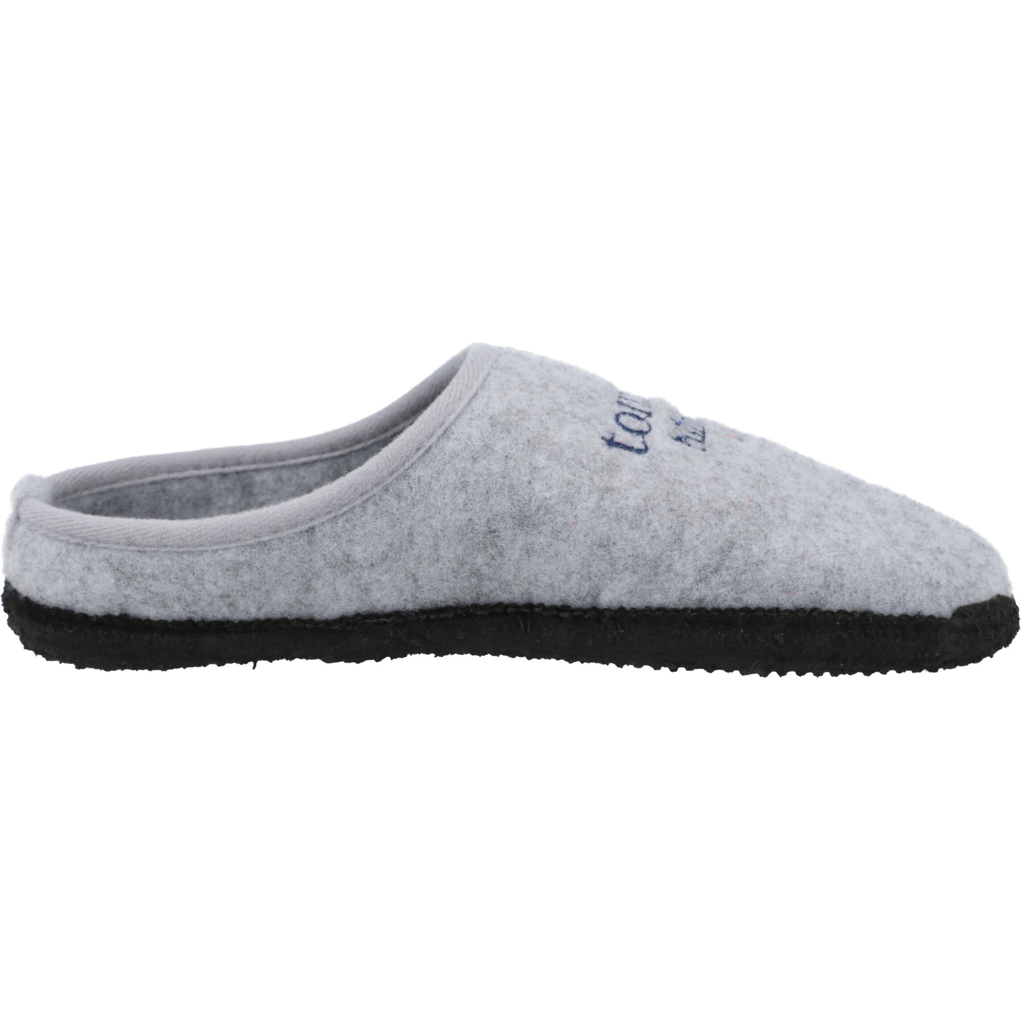 Tommy Hilfiger Grey Felt Slippers