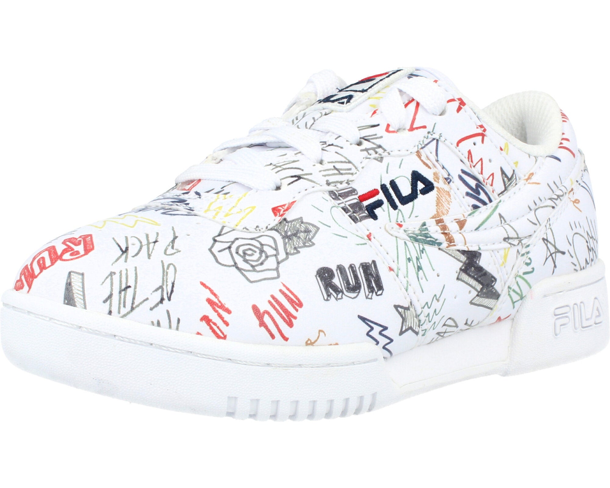 FILA Original Fitness Scribbles White Trainers