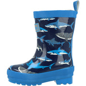 Hatley Shiny Blue Rain Boots