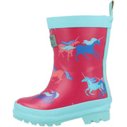 Hatley Shiny Pink Rain Boots