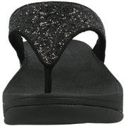 FitFlop Lulu Glitter Black Toe-Thongs