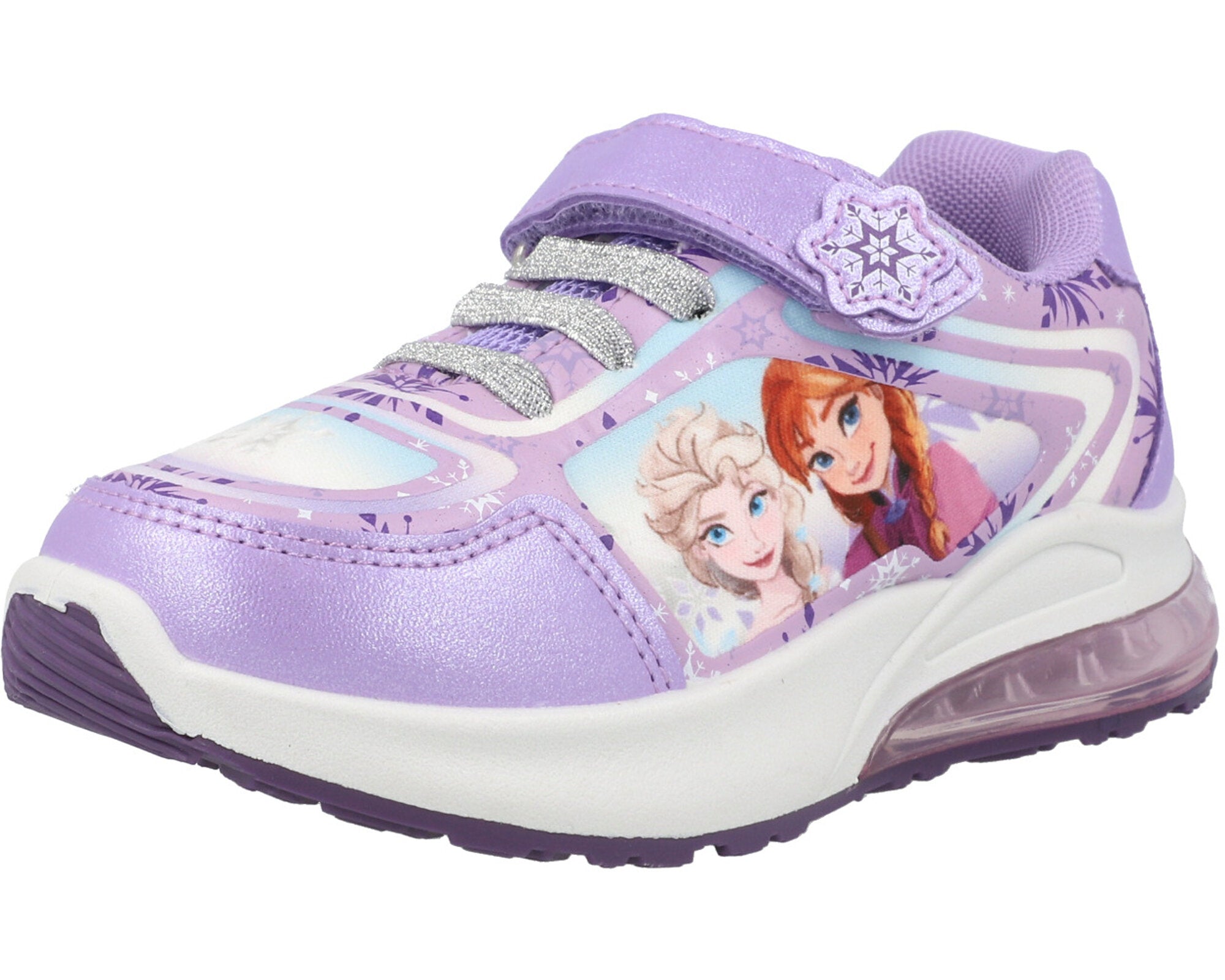 Disney Emboss Lights Purple Trainers