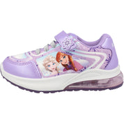 Disney Emboss Lights Purple Trainers