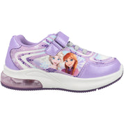 Disney Emboss Lights Purple Trainers